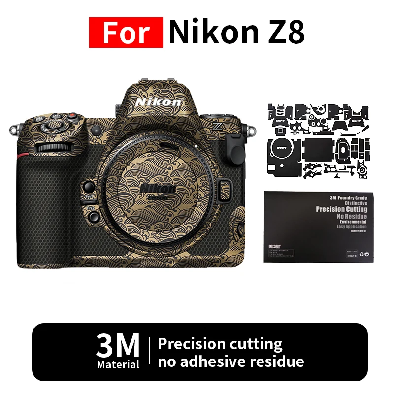 

Mebont для Nikon Z8 кожа Nikon Z8 наклейка для камеры защитная пленка полная защита без остатков
