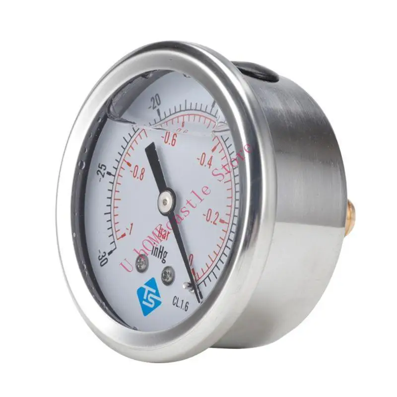 

63HF High Performance Pressure Gauge Dual Display Water Air Oil Gas Gauge 1/4 BSP