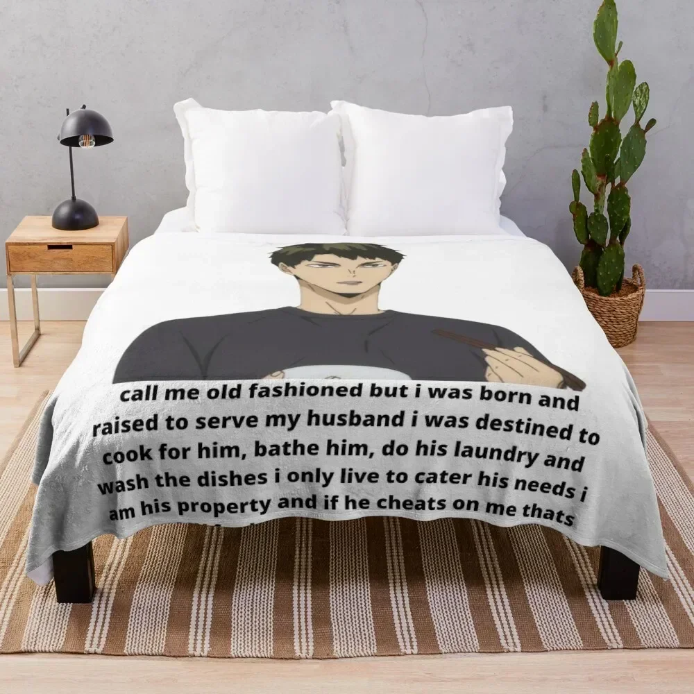 ushijima (request) Throw Blanket Luxury Throw Bed covers Thermal Blankets