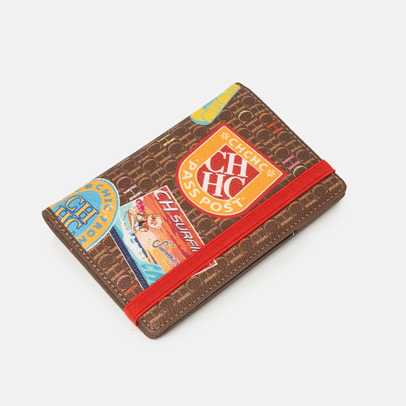 CH Wallet For Women Luxury Cartoon Sticker Card Holder Fashion