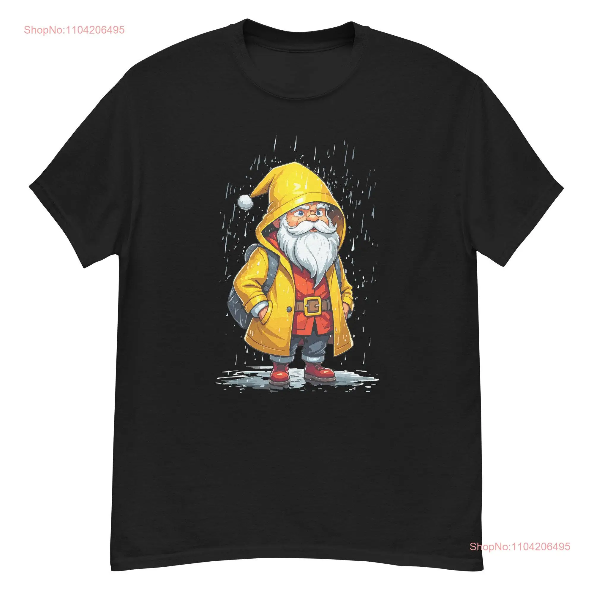 Santa claus shirt soaked in the rain classic tee long or short sleeves