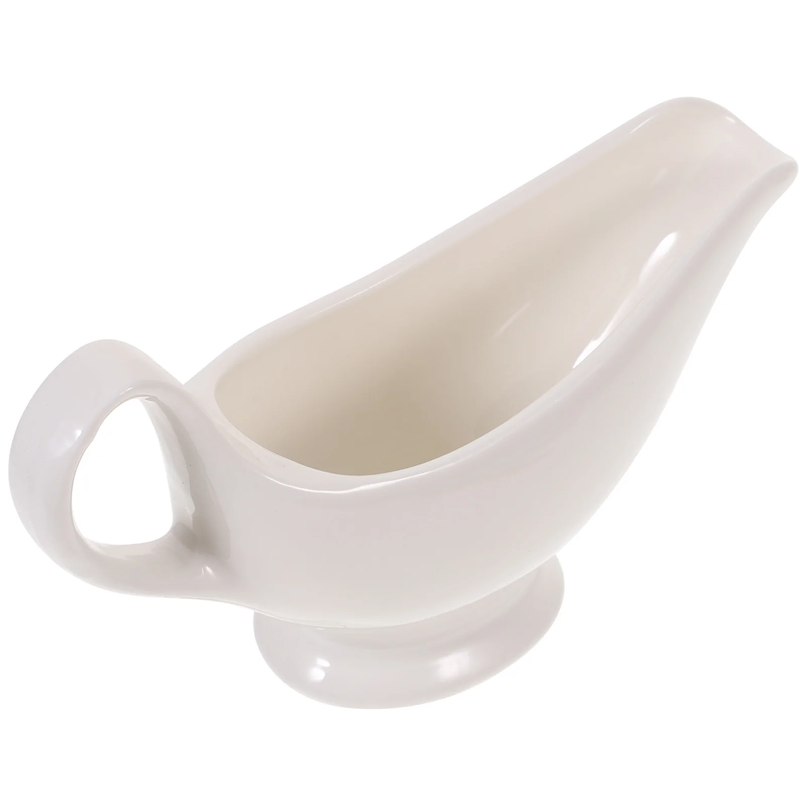 

Ceramic Sauce Pitcher Lightweight Portable Easy Carry Store Home Kitchen Essentials Home Gravy Boat Ceramic Gravy Boat