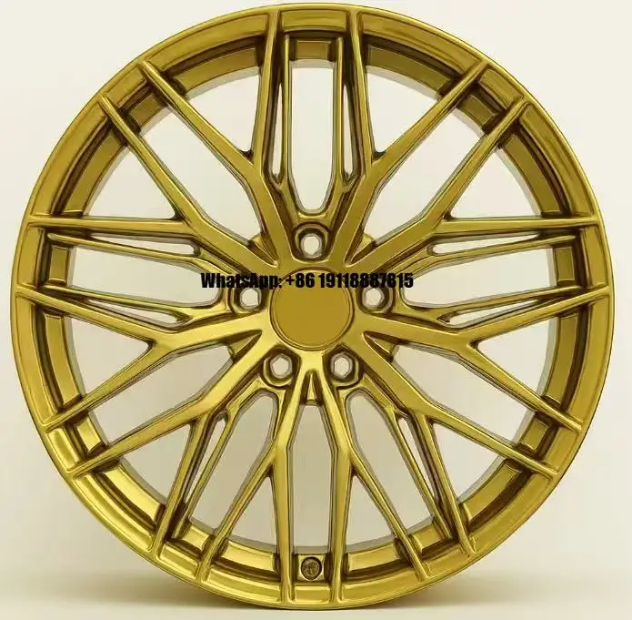 

For YLC Custom Aftermarket 15 16 17 18 19 Inch Aluminum Alloy Car Wheel Hub PCD 4*100 5*108 5*110 5*112 5*100 5*114.3 5*120