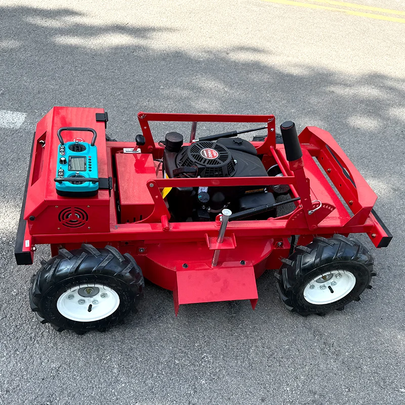 تخصيص التحكم عن بعد جزازة العشب ذكي إزالة الأعشاب الضارة روبوت 4WD EPA محرك CE المعتمدة الأدوات الزراعية