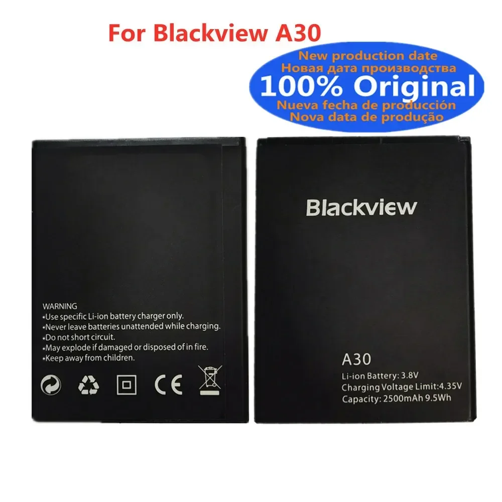 

Новый 100% оригинальный аккумулятор 2500 мАч для Blackview A30 MTK6580A, сменные аккумуляторы для мобильных телефонов, быстрая доставка