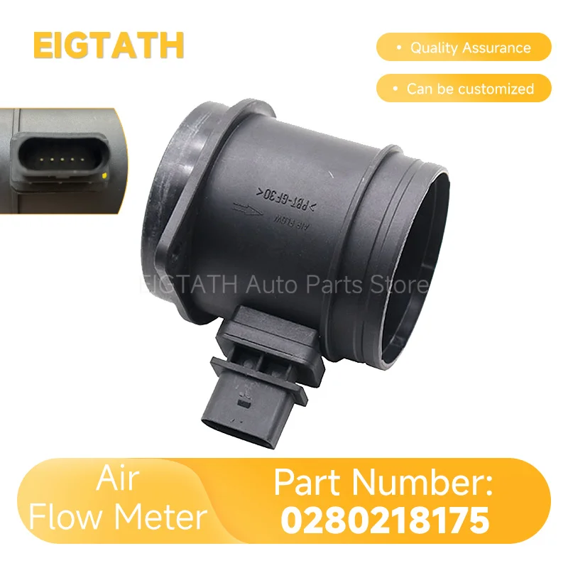 0280218175 Hot-film Air Mass Flow Meter For Volkswagen Passat CC 3C Touareg 7L EOS Audi Q7 4L TT 8J 3.2L/3.6L VR6 Auto Parts New