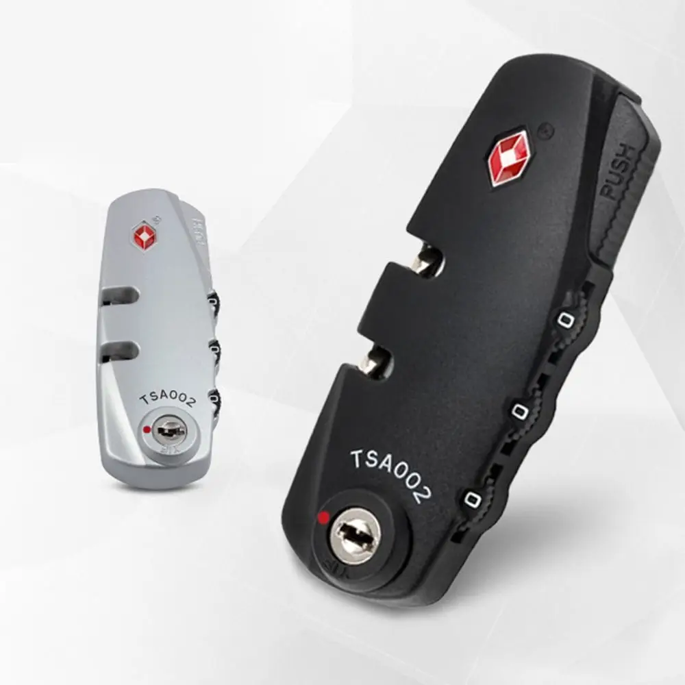 Portable Travel Cabinet Locker Suitcase Luggage Coded Lock 3 Digit Combination Lock Security Tool Customs Password Lock