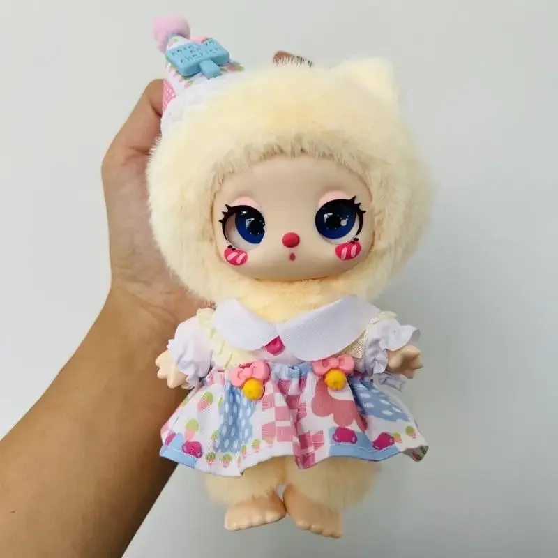 子供のためのミニ衣装アクセサリー,liila,ラッキーキャット,labubuアイドル,冬のミルクティースカートセット,衣類ギフト