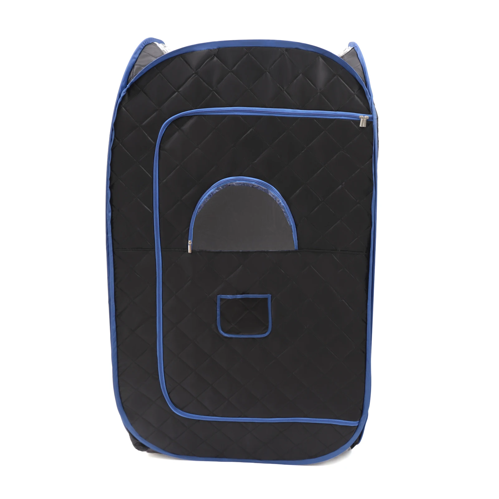 خيمة ساونا بخار منزلية محمولة قابلة للطي مع كرسي، مولد بخار 1000 وات، مؤقت 99 دقيقة، 9 تروس، للاسترخاء والتخلص من السموم (أسود) #4