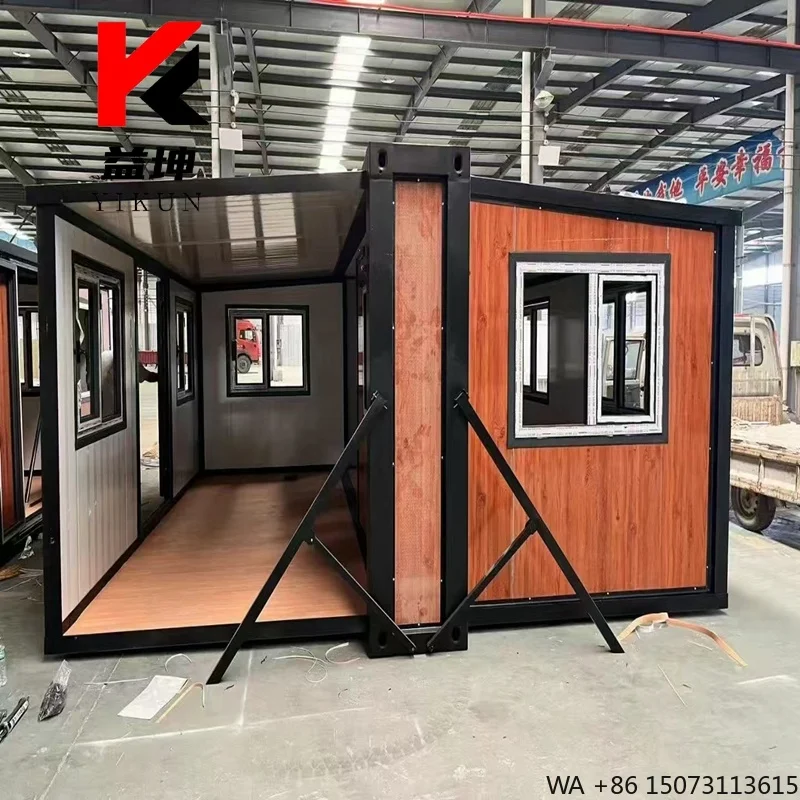 Luxury Container House 20ft Detachable Mobile Tiny House Home Dormitory 2 Bedrooms Prefab House