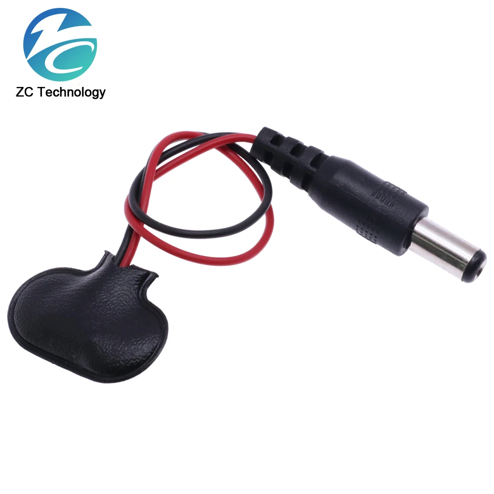 DC 9V Battery Button Power Cable Battery Buckle Snaps Power Cable Connector DC5.5*2.1 For Arduino