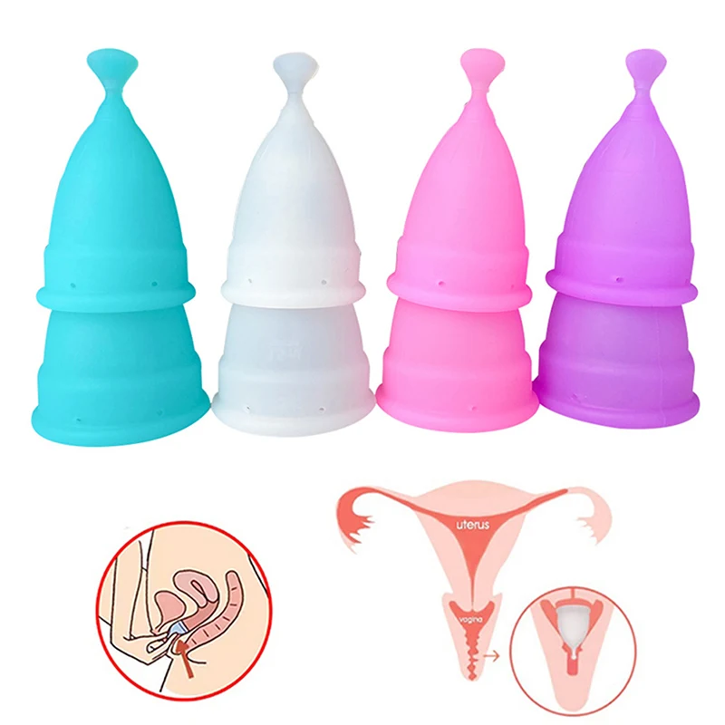 Copa Menstrual de silicona de grado médico para mujer, higiene femenina, para el cuidado de la salud, 1 unidad