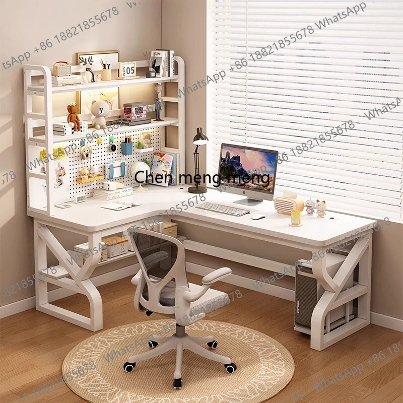 Corner Unique Office Desk White Gaming Design Nightstand Dining Office Desk Storage Modern Mesa Ordenador Home Accessories