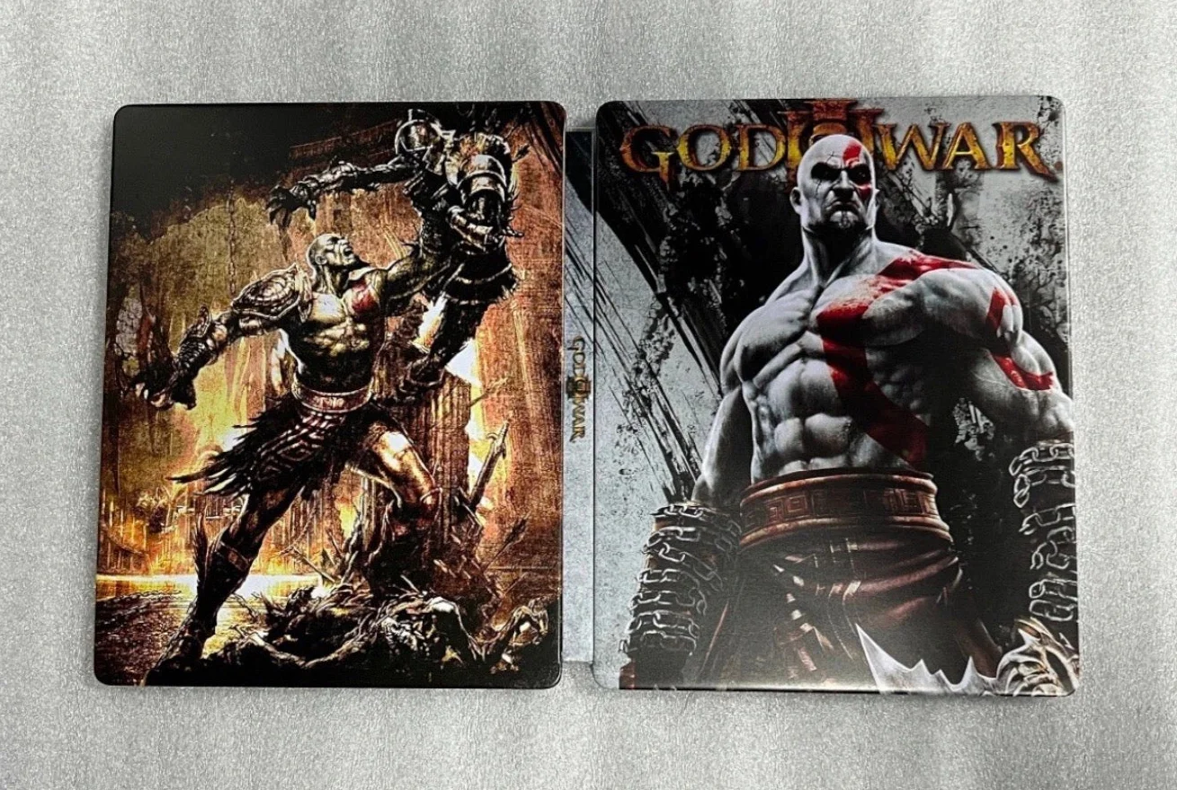 ゴッド・オブ・ウォーiiカスタムメイドg2スチールブックケース-ps4-ps5-xbox用（ゲームなし）