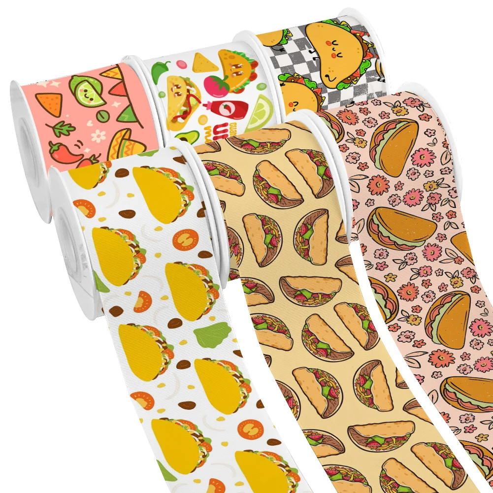 Nastro in grosgrain stampato c - Food Snacks Pictures recensione e prezzo