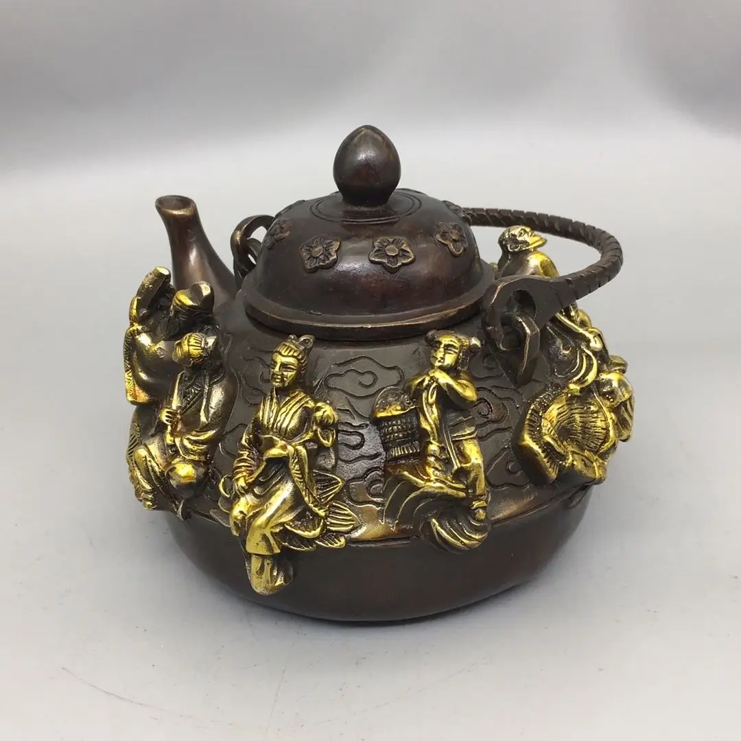 

Eight immortals kettle Statue Sculpture Figurine Home Decoration
