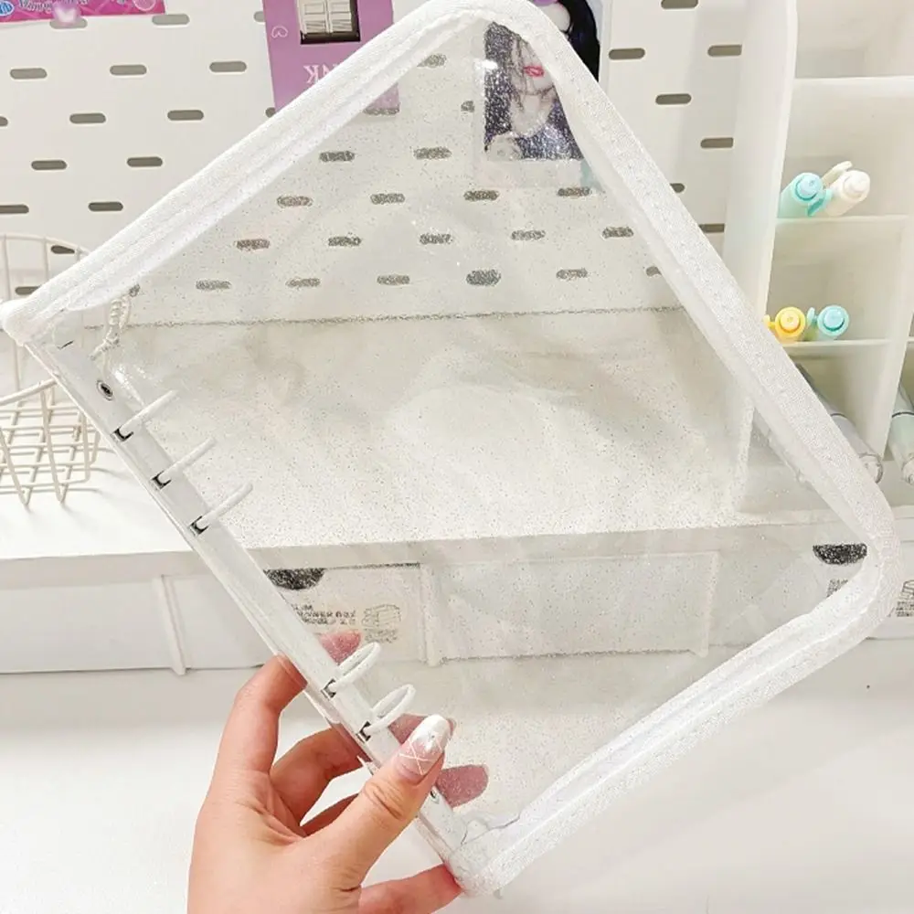 Página interna a5 fichário photocard titular pvc álbum capa álbum de fotos fichário foto cartão titular cartão de armazenamento livro