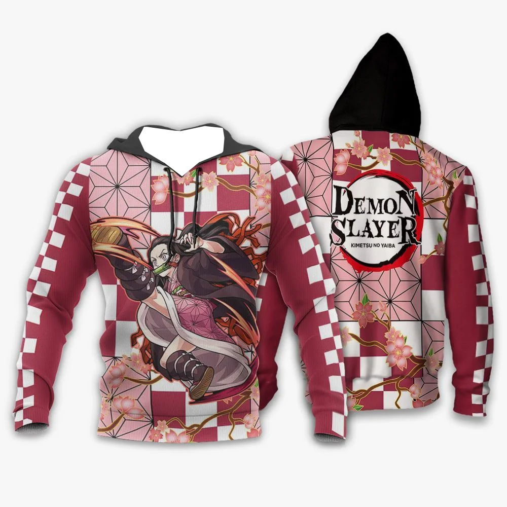 

2025 Bandai AutumnWinter New Anime Demon Slayer 3D Printed KidsAdults Hoodie Y2K Fashionable Super Large Popular Top