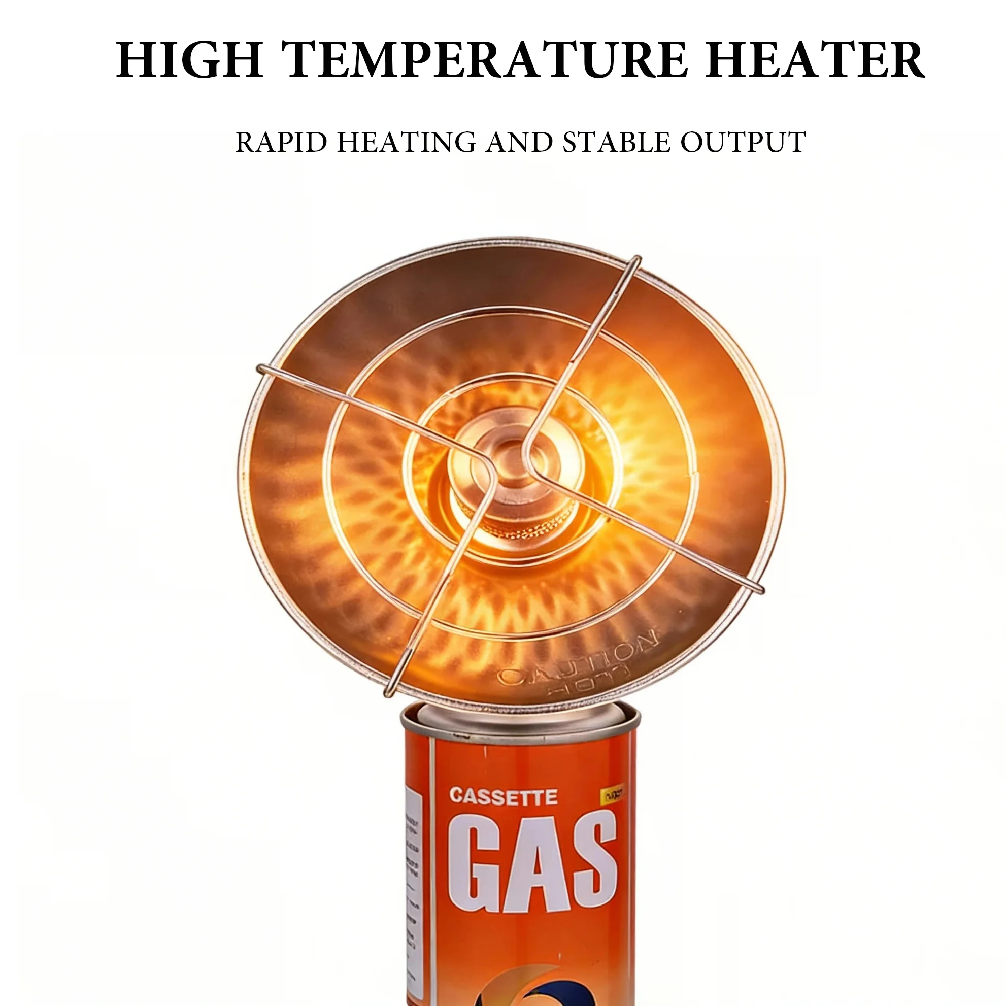 Pandatour Portable Mini Sun Gas Heating Stove Outdoor Camping Heater Stainless Steel Propane and Butane Tent Heater for Winter