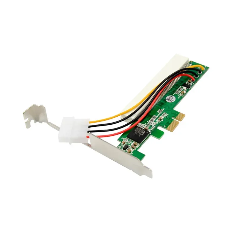 PCIE x1 to PCI bridge conversion expansion card PCI-Express plug and play Chip Intel PEX8112 adapter converter controller card