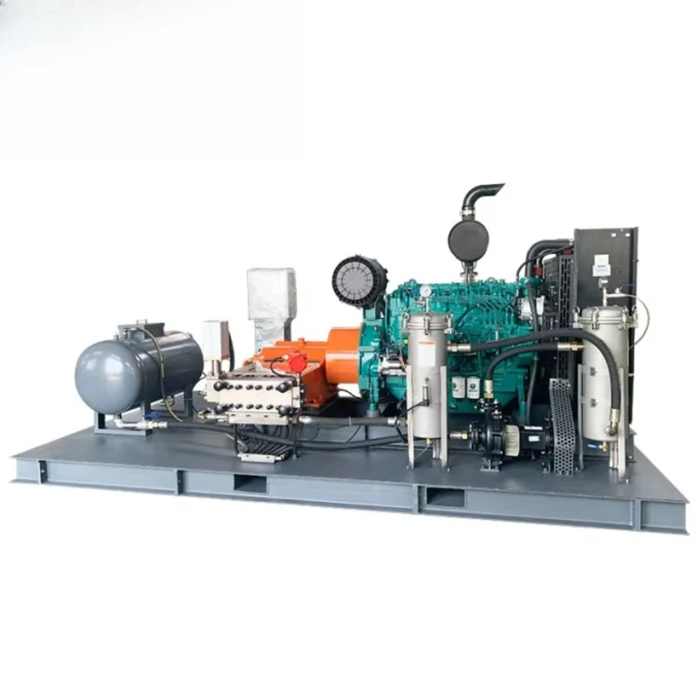 Industrial Heavy Duty Engine High Pressure Cleaner 2800bar 240kW Cold Water Residue-Free Cleaning Blaster for Industrial