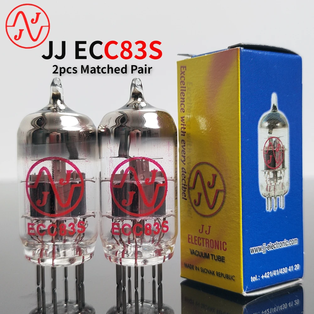 

JJ ECC83S Vacuum Tube Replace ECC83 12AX7 12AX7B 5751 B339 7025 ECC803 HIFI Audio Valve Electronic Tube Amplifier Diy