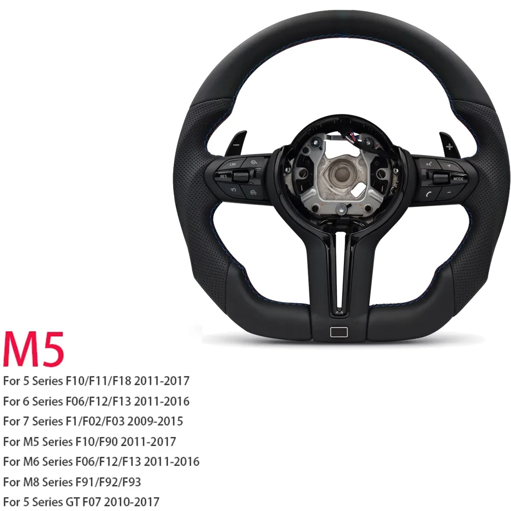 M Sport stuurwiel voor BMW Flat Bottom F01 F06 F10 F11 F12 F20 F21 F22 F25 F26 F30 F31 F32 F33 F34 F36 M3 F80 M4 F82 M5 F90