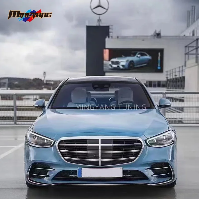 

Factory Hot Selling PP Plastic W223 Upgrade to S450 Sport Design Old to New Car Bumpers Diffuser 2021+ Bodykit for Benz