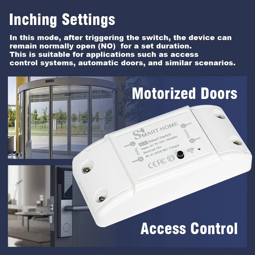 EARU Tuya EWeLink WiFi ZigBee 10A DIY Mini WiFi Smart Lichtschalter Modul Sprachsteuerung Drahtlose Fernbedienung für Alexa Google – Detail 8