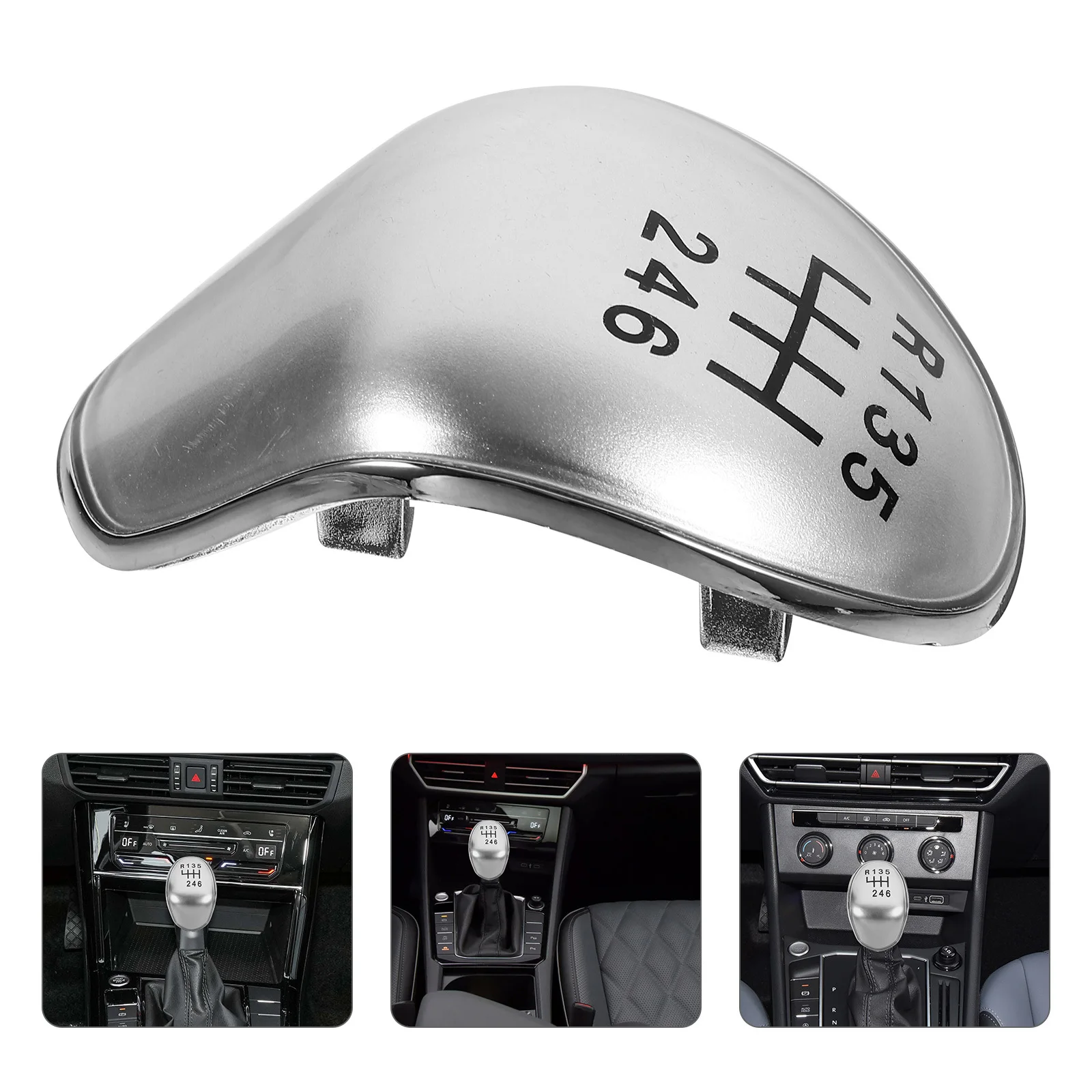 

Universal 6-Speed Car Gear Shift Knob Sturdy Manual Shift Knob Smooth Lever Stick Handle for Enhanced Driving Experience