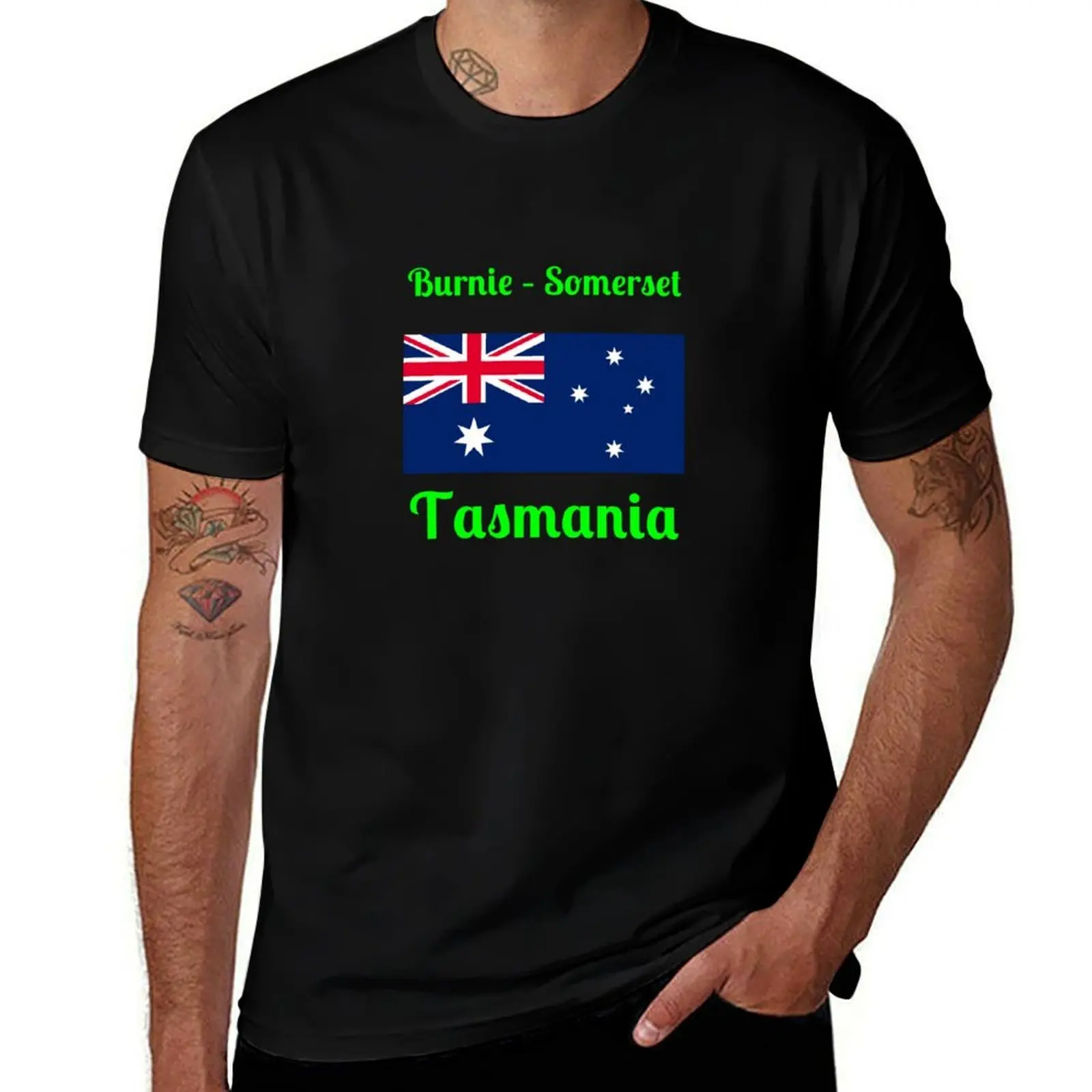 

Burnie – Somerset Australia (Tasmania) - Stylish Prints, T-Shirt shirts graphic tee blanks mens t shirts pack