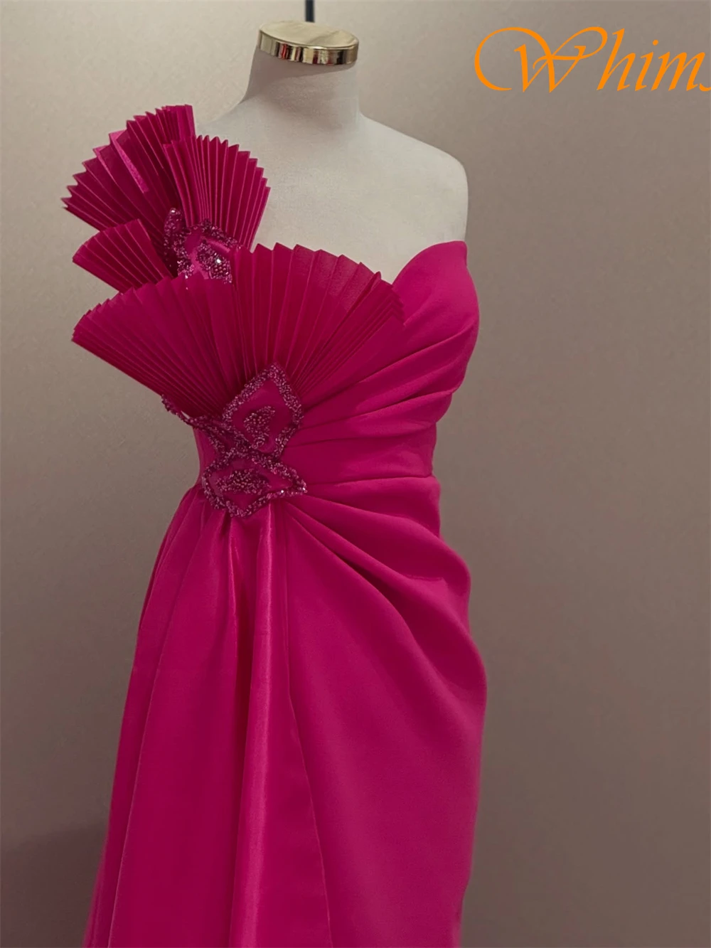 Модное вечернее платье без бретелек без рукавов по индивидуальному заказу, высококачественные трикотажные платья для выпускного вечера, нежные вечерние платья с рюшами