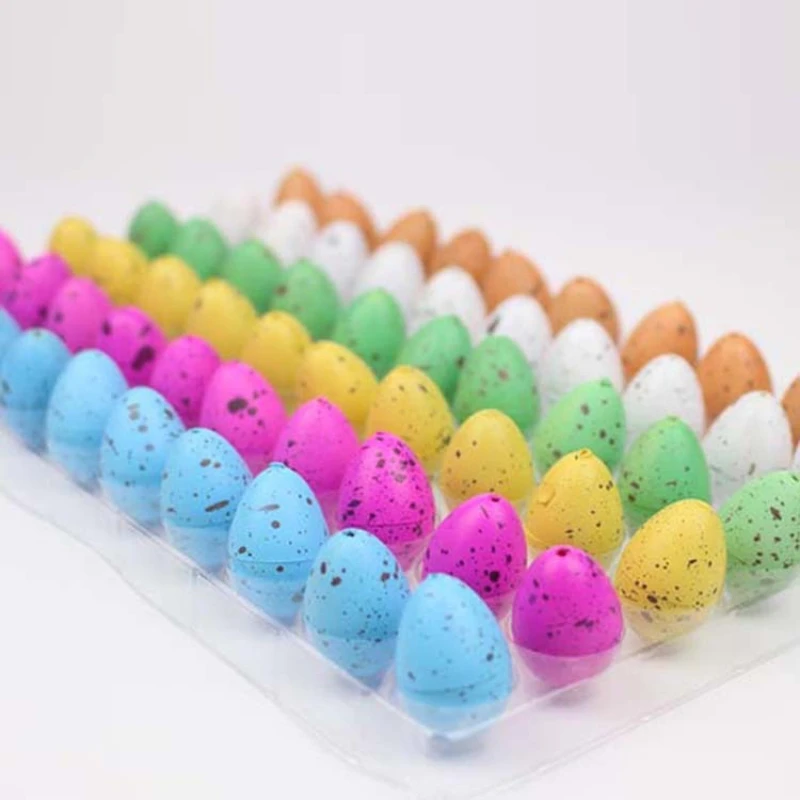 10pcs Funny Kids Toy Surprise Egg Design Mini Hatching Dinosaur Colorful Cracked Festival Party Favor Children Gift