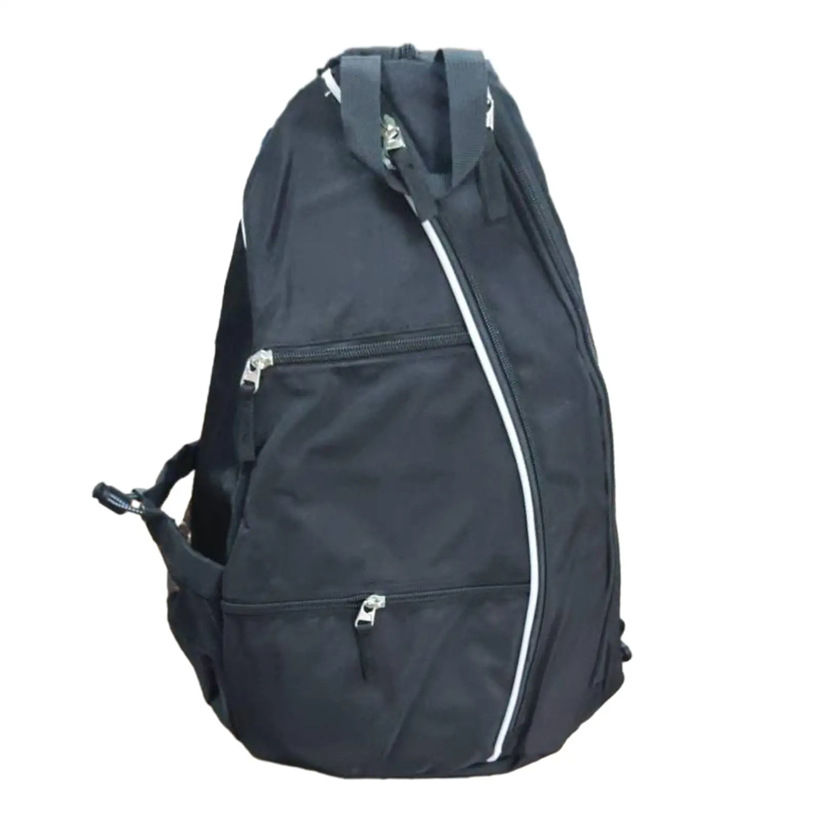 Pickleball Backpack Casual Sports Accessories Water Resistant Oxford Cloth Zipper Closure Daypack with Handle and Hook Carry Bag