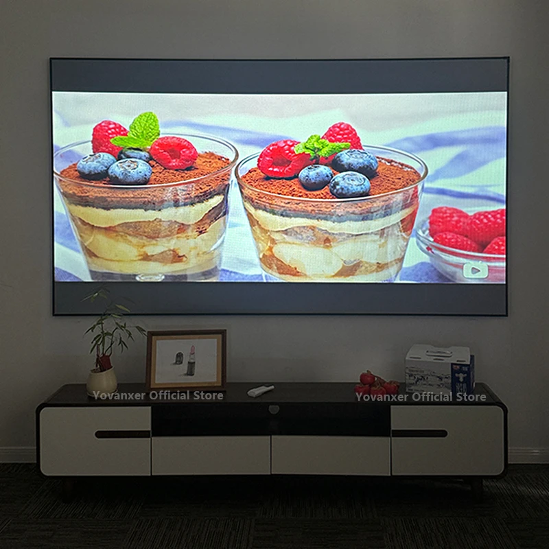 120 Inch Fresnel 5.0 Pro ALR Projection Screen Ambient Light Rejecting Fixed Frame with 1cm Bezel for Normal Projector 8K 3D