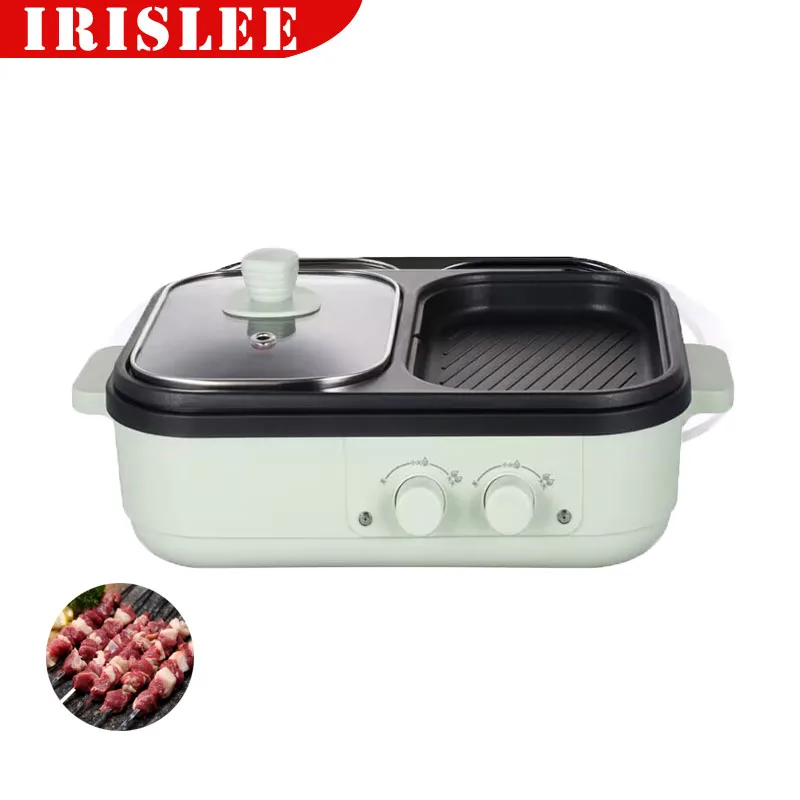 

Electric Hot Pot Household Mandarin Duck Multi-Function All-In-One Electric Cooking Cooker 220V Househould Non-Stick Cooking