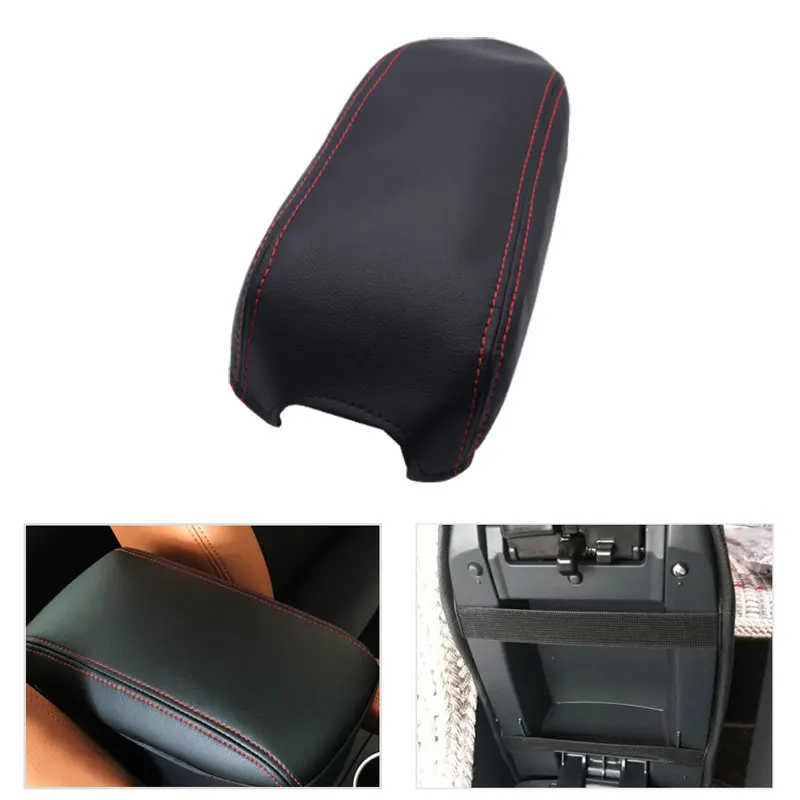 for Kia Sportage 2011 2012 2013 2014 2015 2016 Center Console Armrest Box Cover DIY microfiber leather Protection Pad