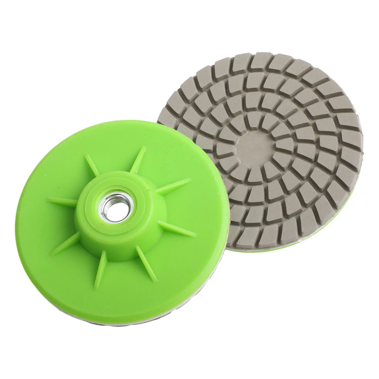 

2pcs 80mm Polishing Pad Wet Dry Buff Disc Abrasive Sanding Disc For Marble Granite Concrete Countertop Stone Grinding Tools