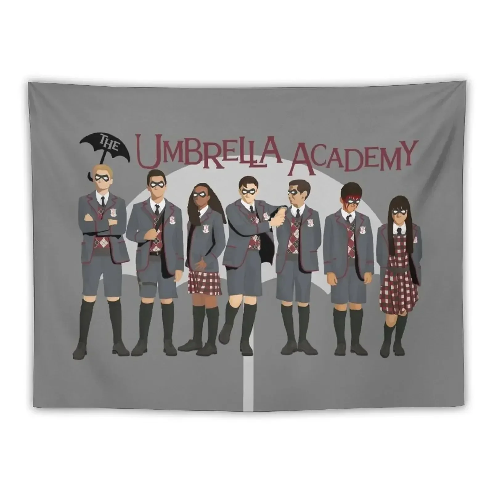 

The Umbrella Academy Group Tapestry Decorative Wall Murals Decoration For Bedroom Tapestry