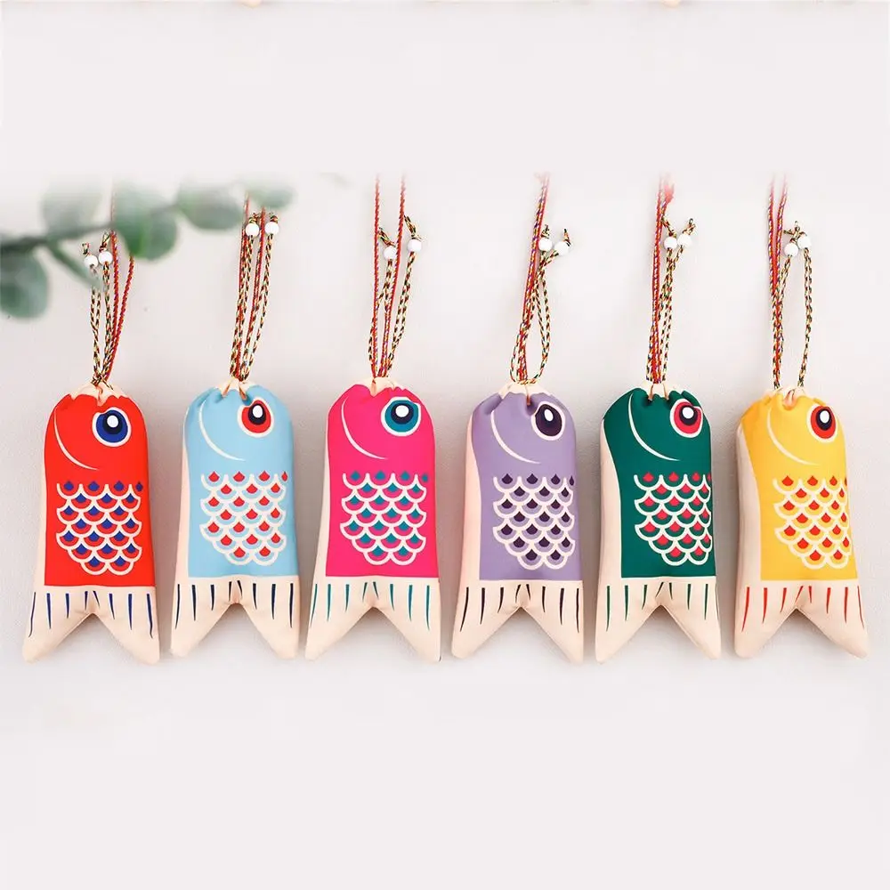 Wisząca dekoracja samochodowa Hanfu Lucky Pouch Small Item Bag Japanese Style Sachet Koi Carp Blessing Bag Jewelry Bags Coin Purse