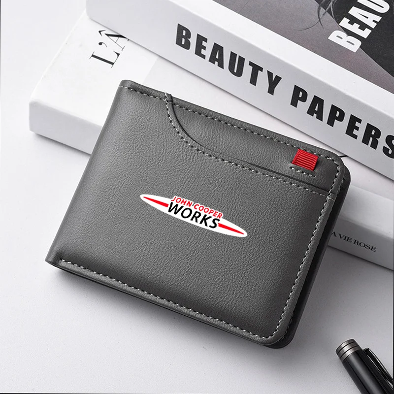 

Car Driver License Bag Driving Credit Card Documents Wallet Holder For BMW Mini R60 F56 R56 F54 F57 R70 JCW John Cooper Works