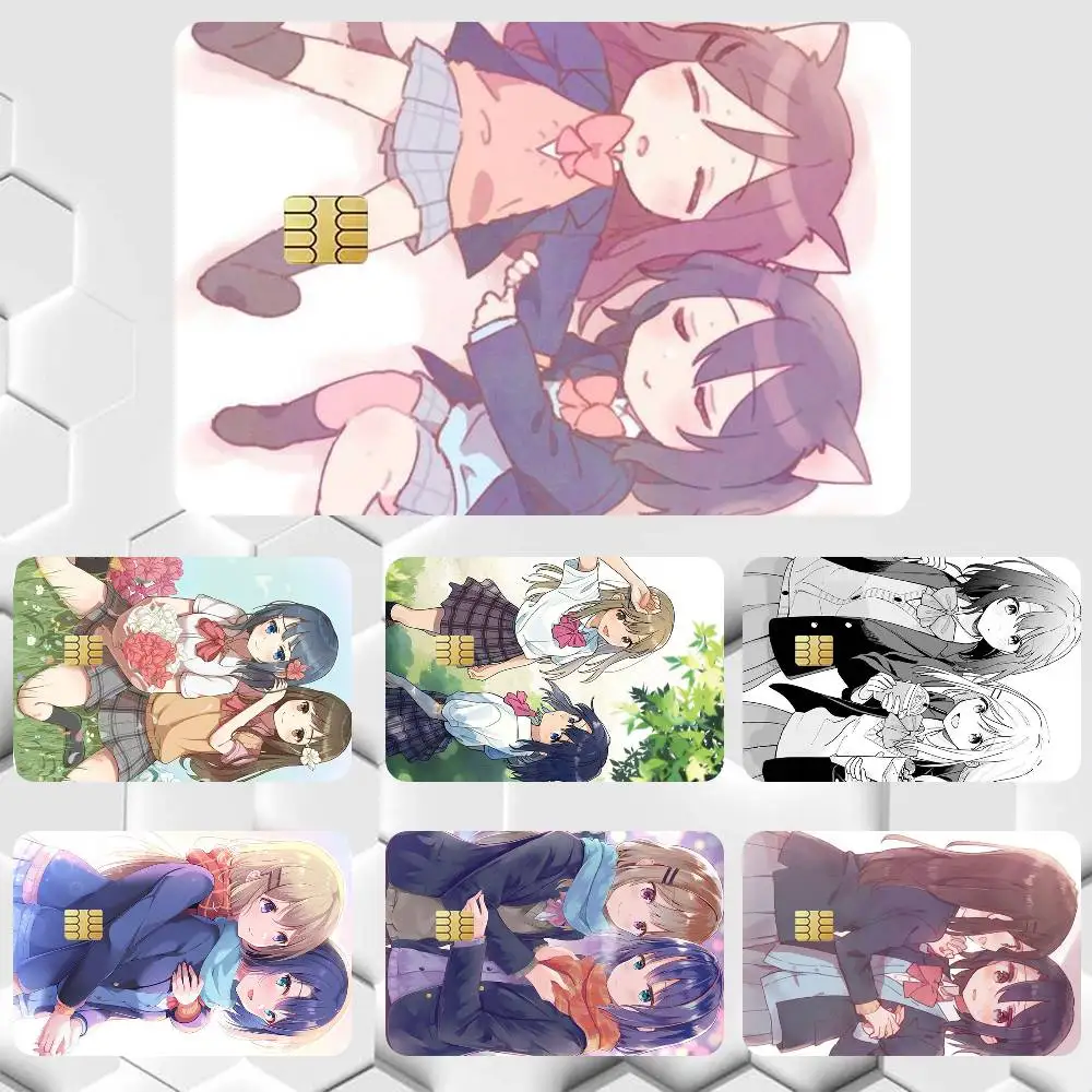 Adachi to Shimamura  Sticker Film Tape Skin for Credit Card Debit Card Cartoon Waterproof Stickers