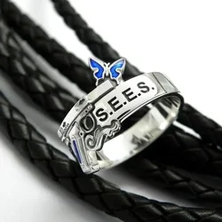 Person 3 Anime Accessories Yuuki Makoto Character Image Ring Woman Fashion Zinc Alloy Rings Man Cosplay Jewelry Friend Gift