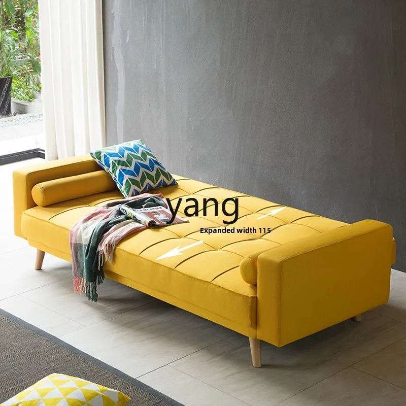 LMM folding sofa bed dual-purpose sitting and sleeping double small apartment e****mical multi-function