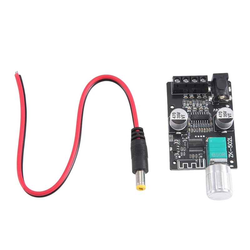 

ZK-502L модуль Bluetooth 5,0 беспроводная цифровая плата усилителя звука, цифровой усилитель мощности