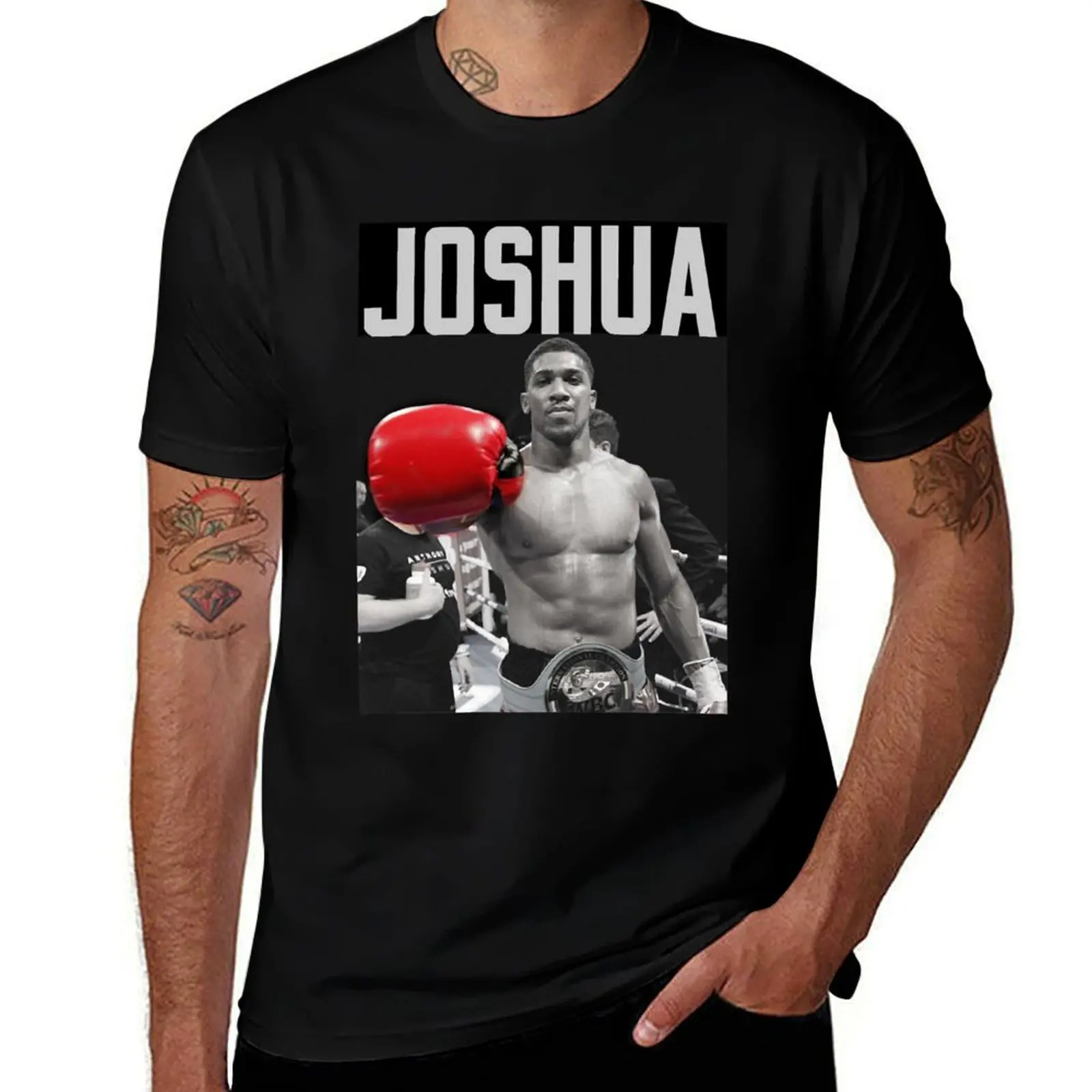 

Anthony Joshua T-Shirt football t shirt summer clothes customs design your own Luxury man Men's t-shirts