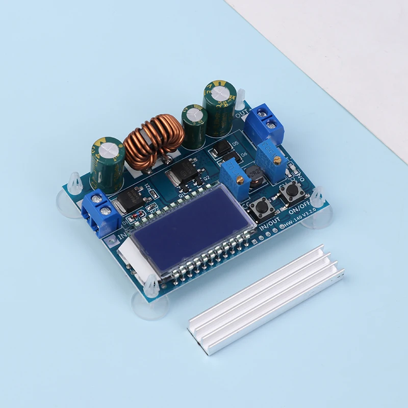DC-DC Buck Boost Converter Module Adjustable Voltage Regulator LCD Digital Voltmeter