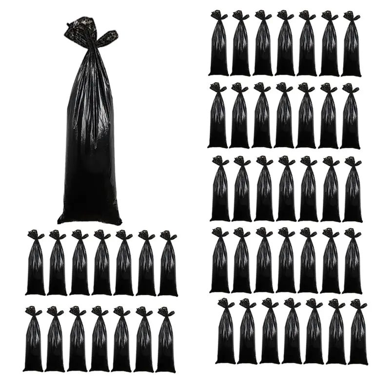 

A59Z-Garbage Bags 50 Pcs-Large Heavy Duty For Espresso Knock Box For Commercial Floor Standing Coffee Trash Bin Liner Dump