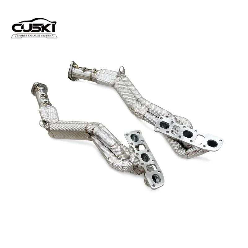 

Stainless steel insulated muffler tube suitable for Infiniti G37 3.7L 2008-2016 automotive exhaust modification accessories