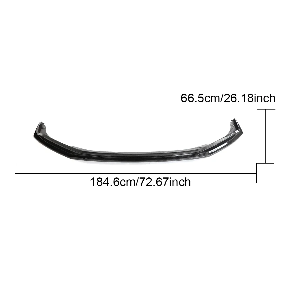 

Front Lip Carbon Fiber Front Bumper Lip For Audi R8 V10 Spyder 2023